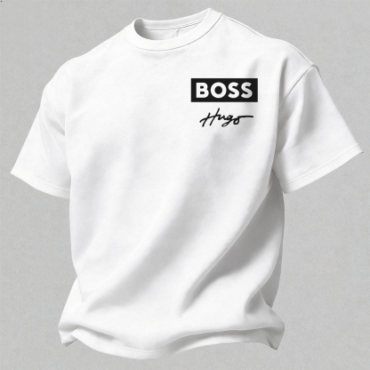 Vintage Letter Printed Oversized Unisex T-shirt
