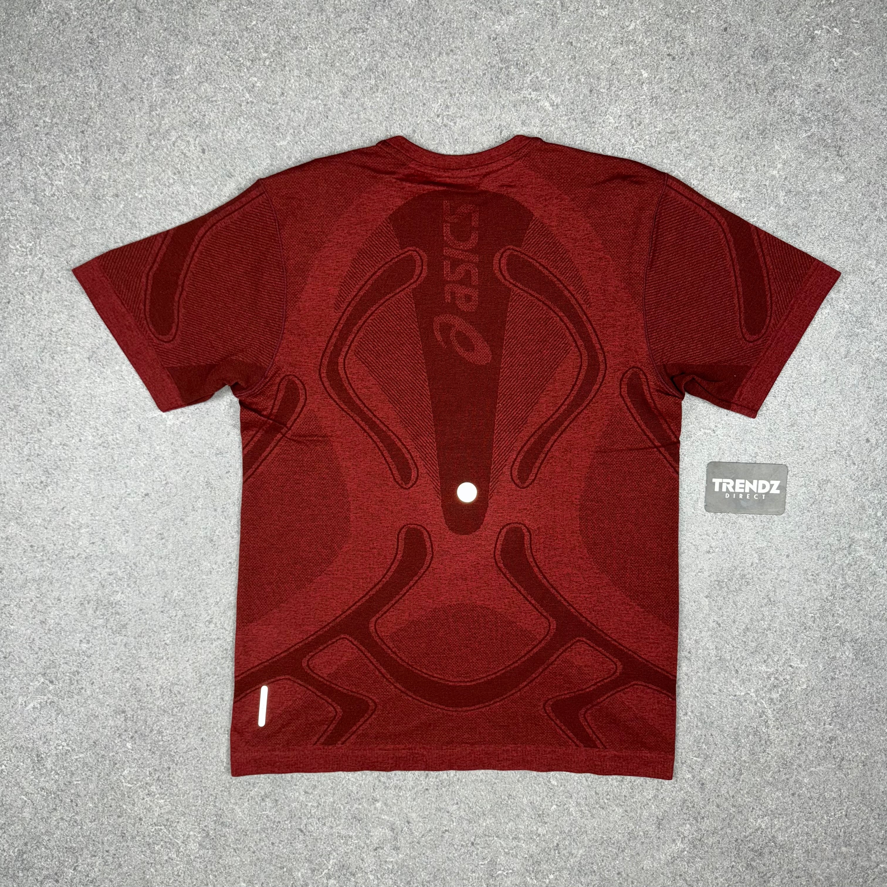 ASICS SEAMLESS T-SHIRT & SHORTS SET - DARK RED