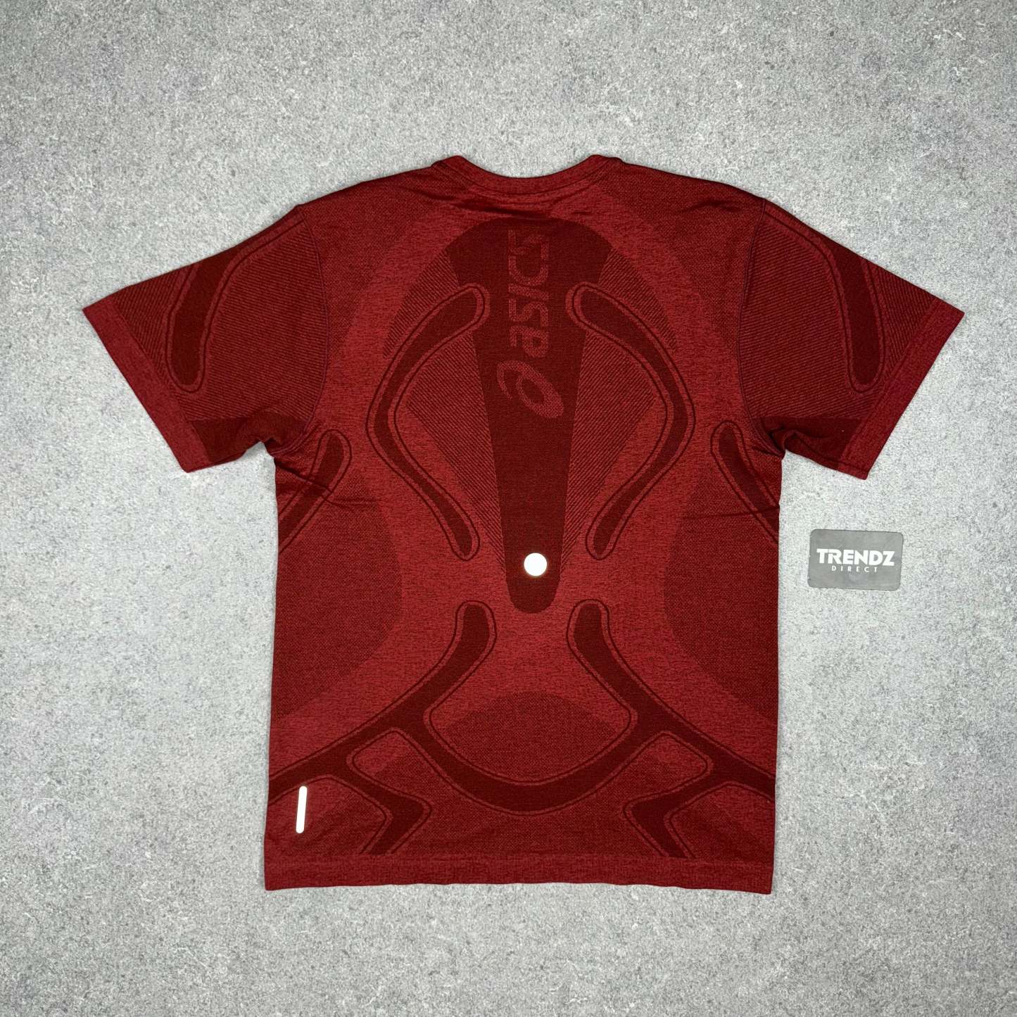 ASICS SEAMLESS T-SHIRT & SHORTS SET - DARK RED