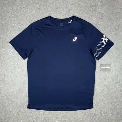 ASICS ICON T-SHIRT & PERFORMANCE SHORTS SET - NAVY/BLACK