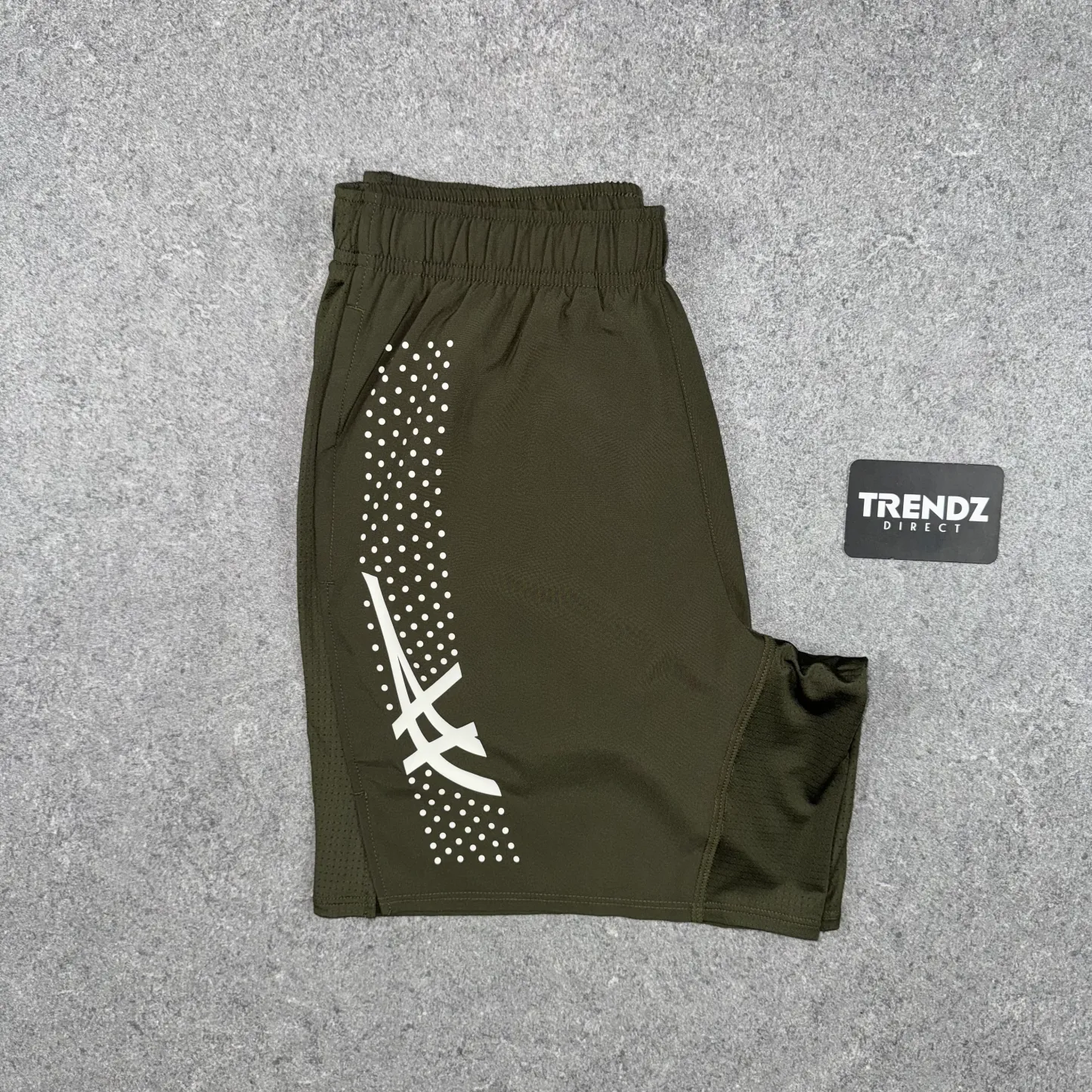ASICS SEAMLESS T-SHIRT & SHORTS SET - CREAM/BROWNSTONE