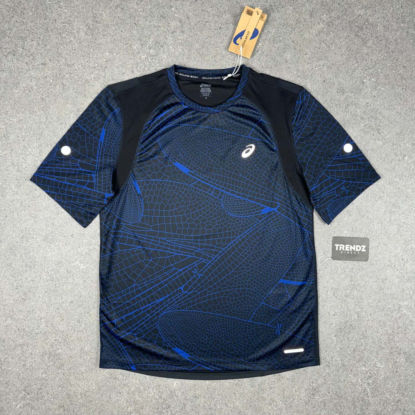 ASICS ROAD LITE T-SHIRT & SHORTS SET - NAVY/BLACK