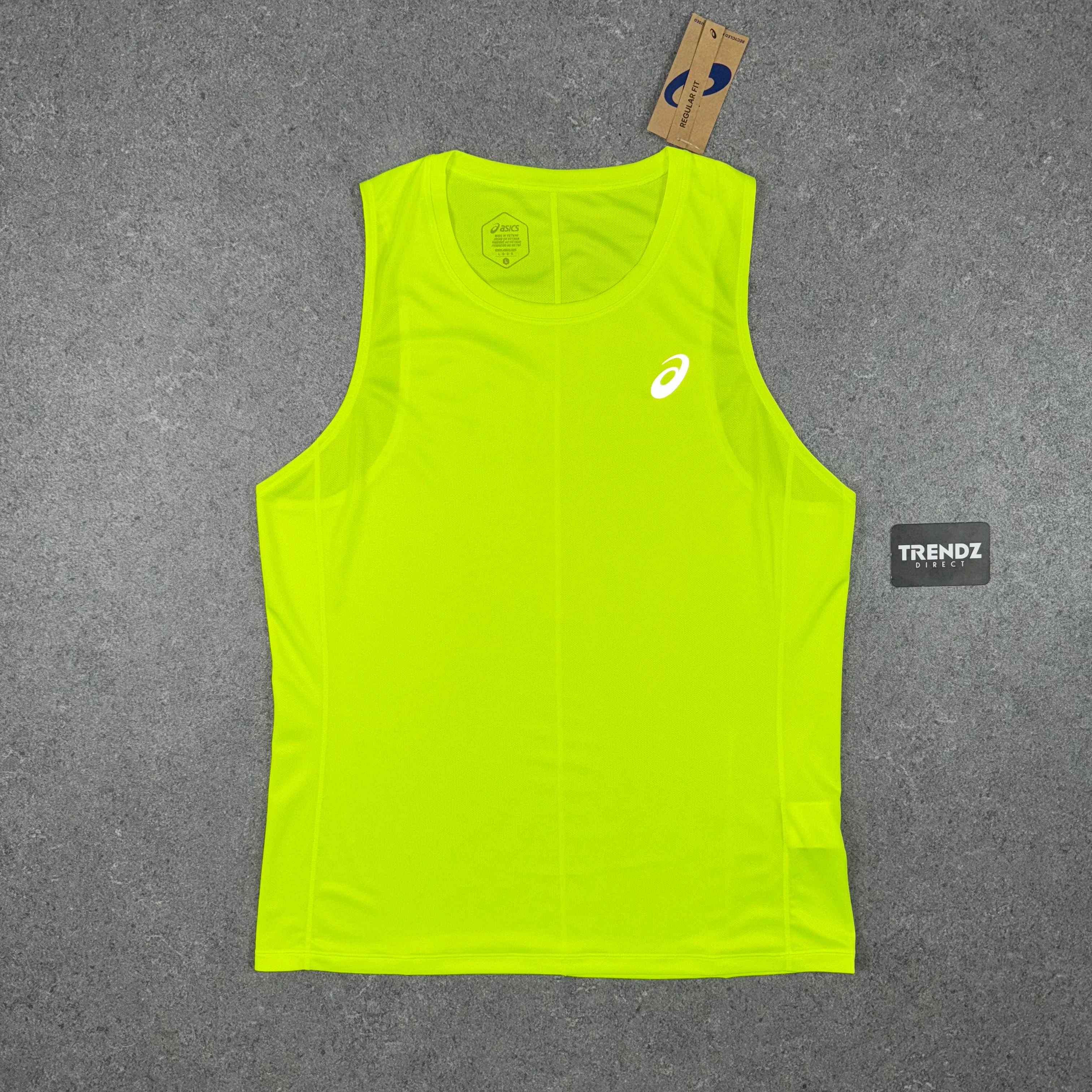 ASICS CORE VEST & PERFORMANCE SHORTS SET - NEON/BLACK