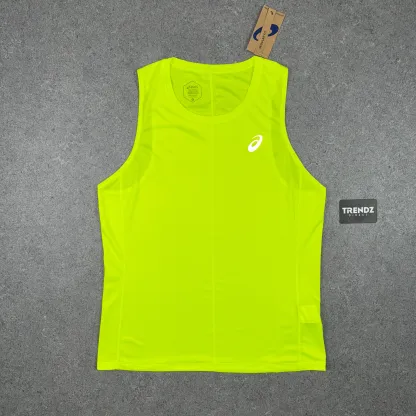 ASICS CORE VEST & PERFORMANCE SHORTS SET - NEON/BLACK