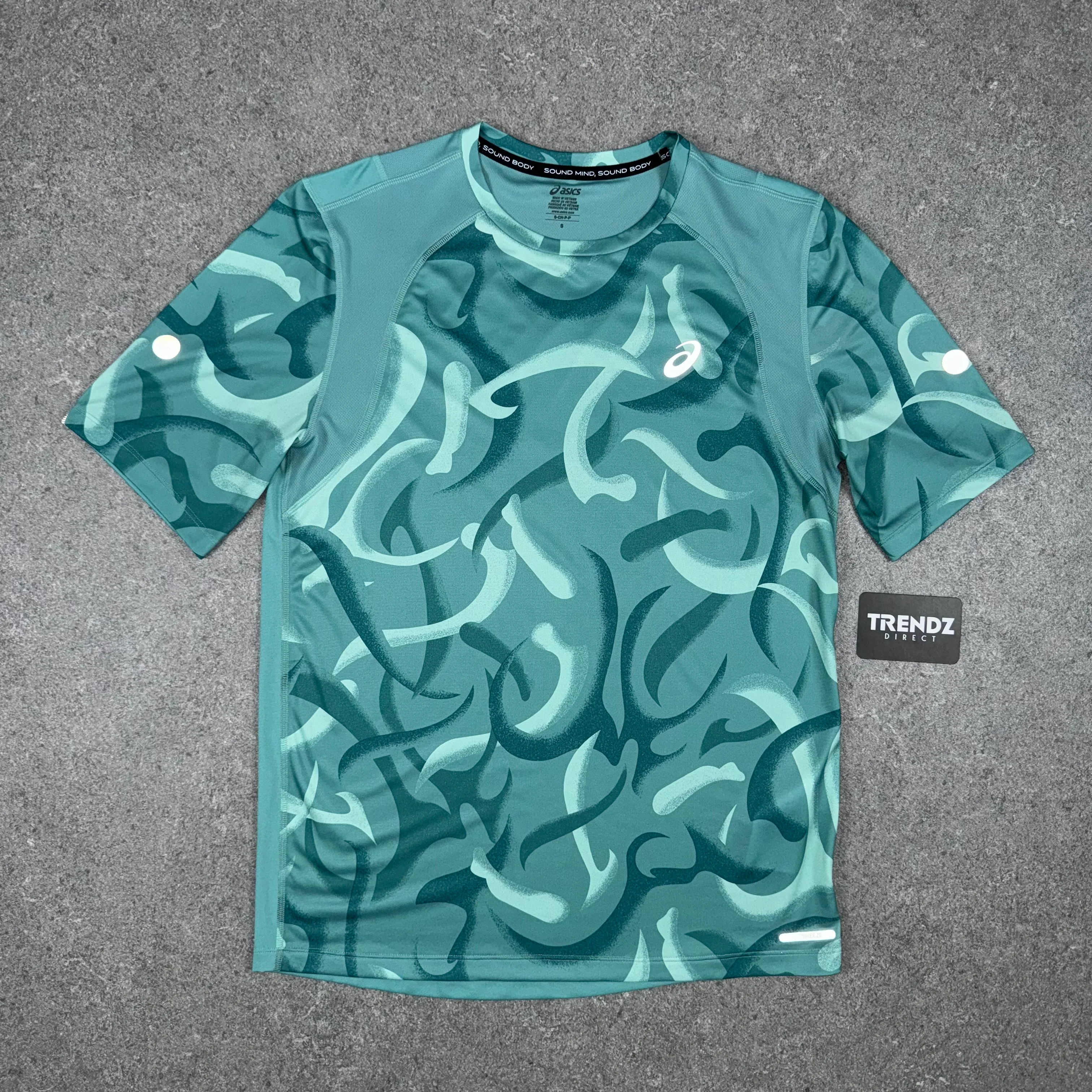 ASICS ROAD LITE T-SHIRT & SHORTS SET - LIGHT TEAL/BLACK