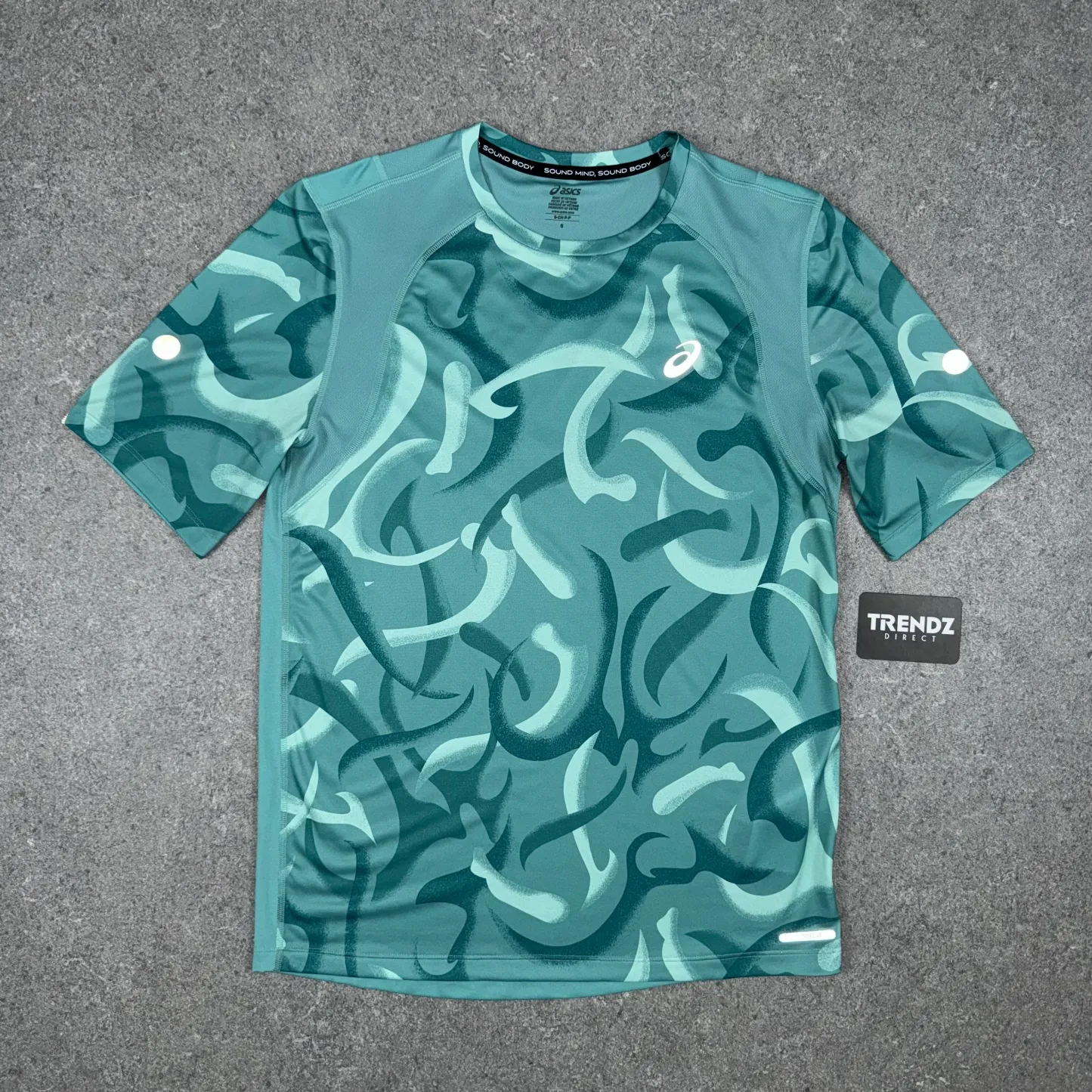 ASICS ROAD LITE T-SHIRT & SHORTS SET - LIGHT TEAL/BLACK
