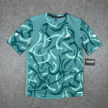 ASICS ROAD LITE T-SHIRT & SHORTS SET - LIGHT TEAL/BLACK