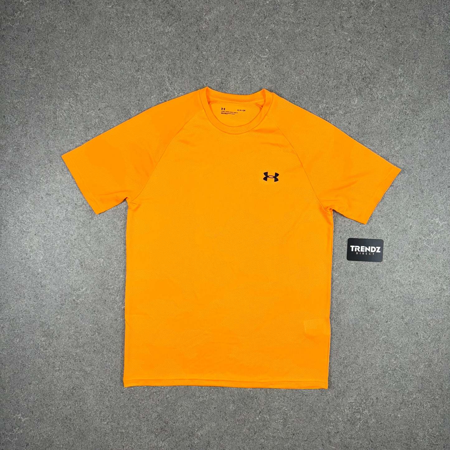 UNDER ARMOUR CAMO T-SHIRT & SHORTS SET - ORANGE
