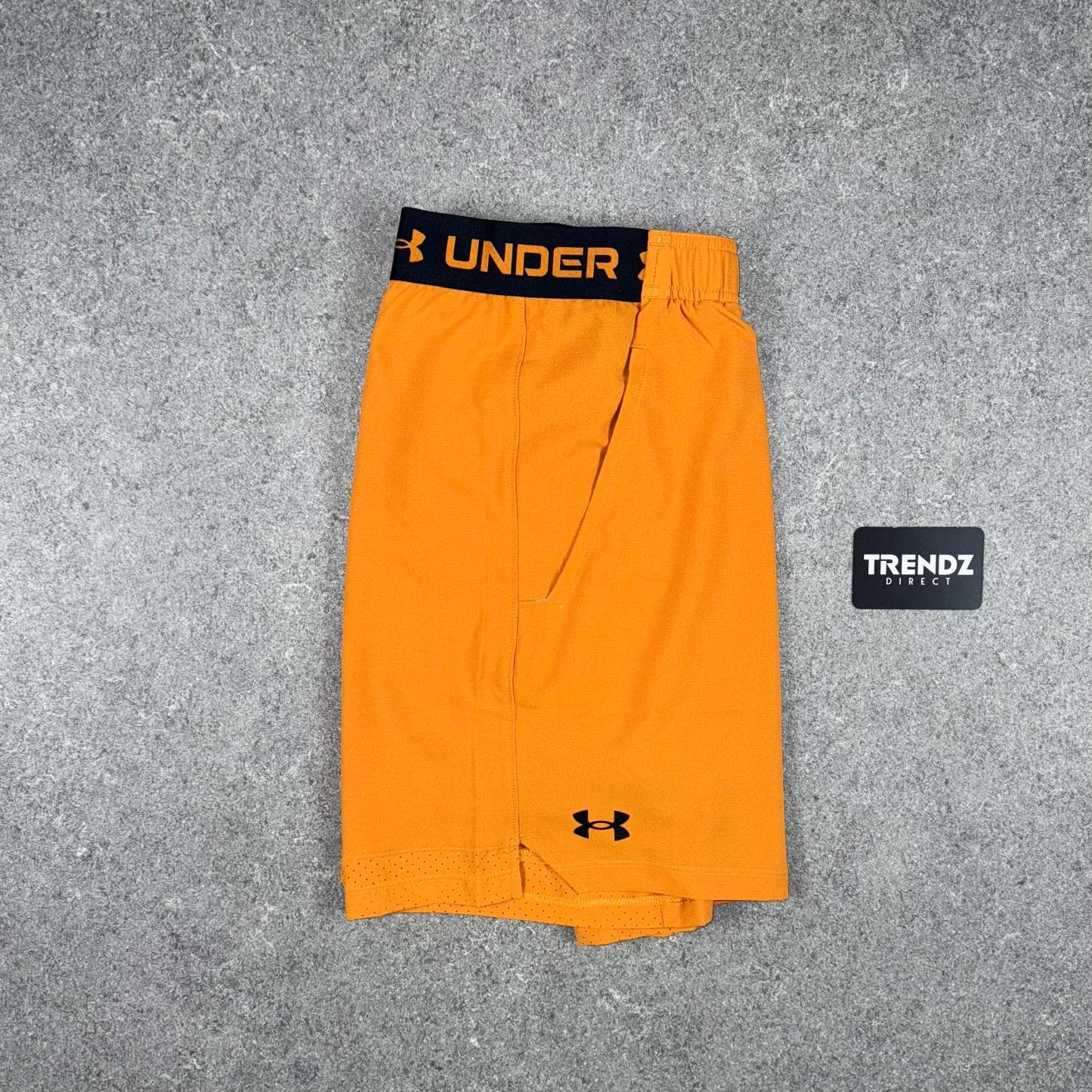 UNDER ARMOUR CAMO T-SHIRT & SHORTS SET - ORANGE