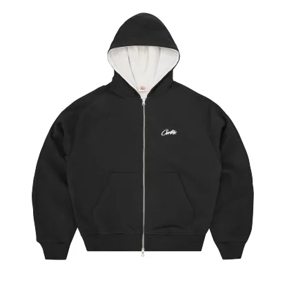 HMP THERMAL ZIP HOODIE [BLACK]