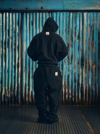 HMP OPEN HEM SWEATPANT [BLACK]