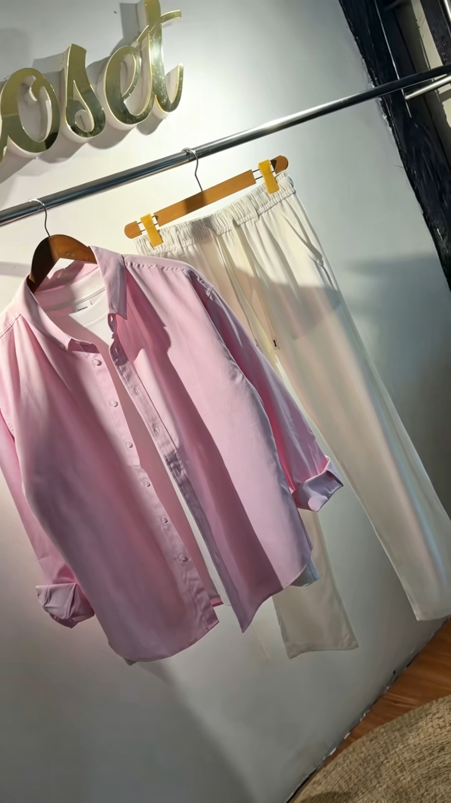 Linen polo set