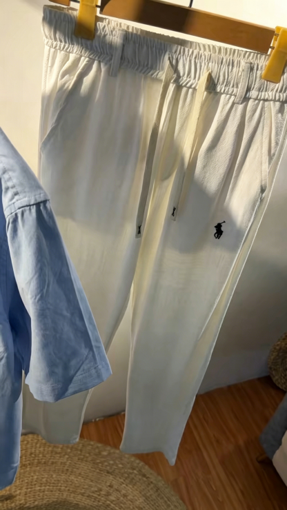 Linen polo set