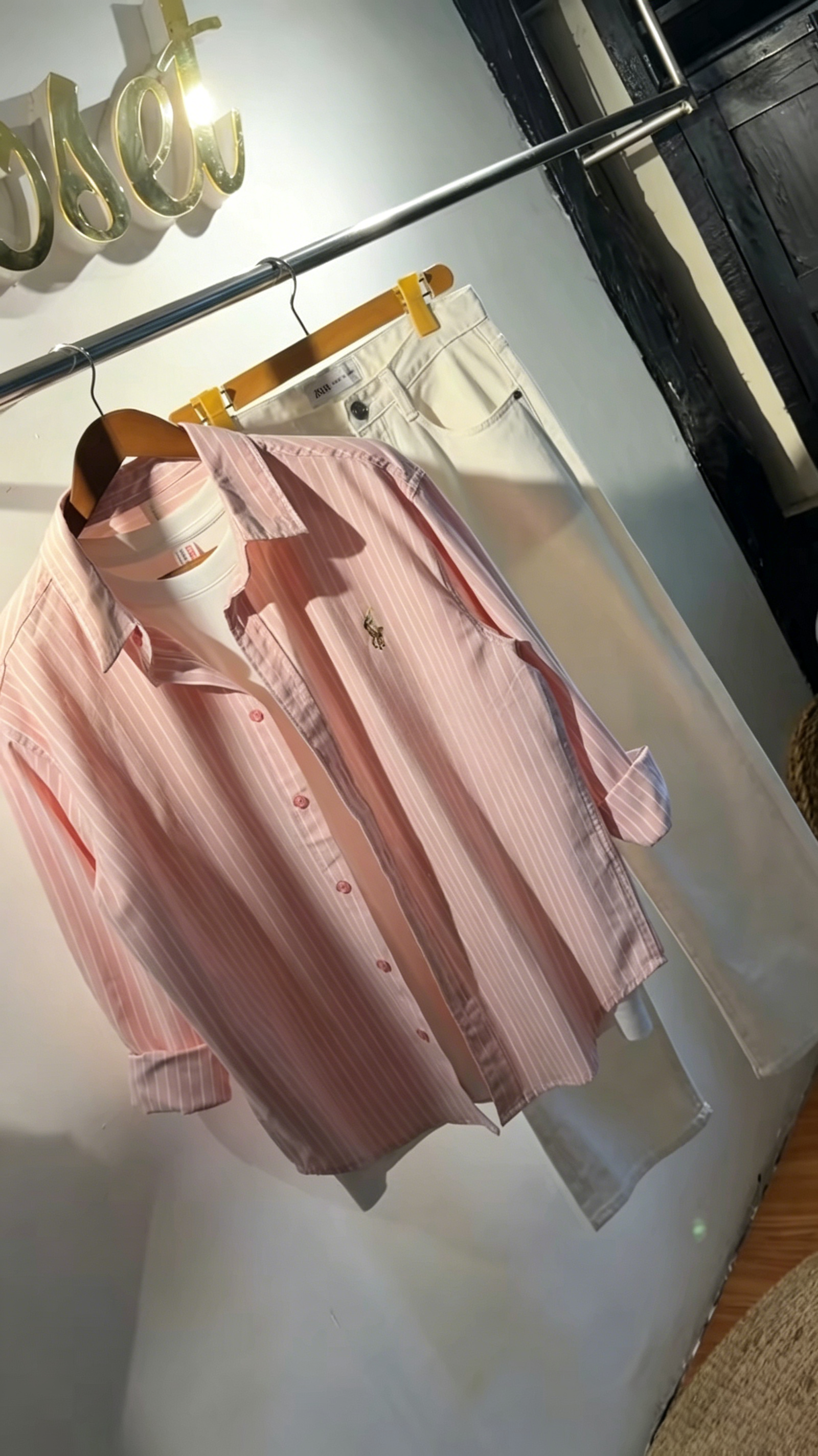 Linen polo set