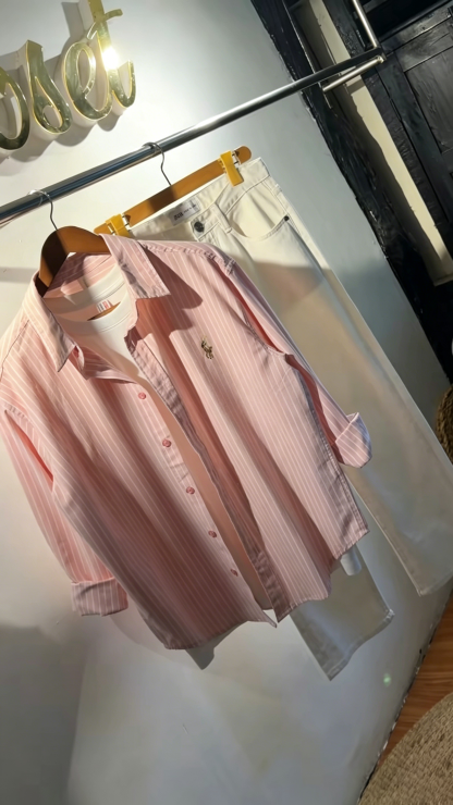 Linen polo set