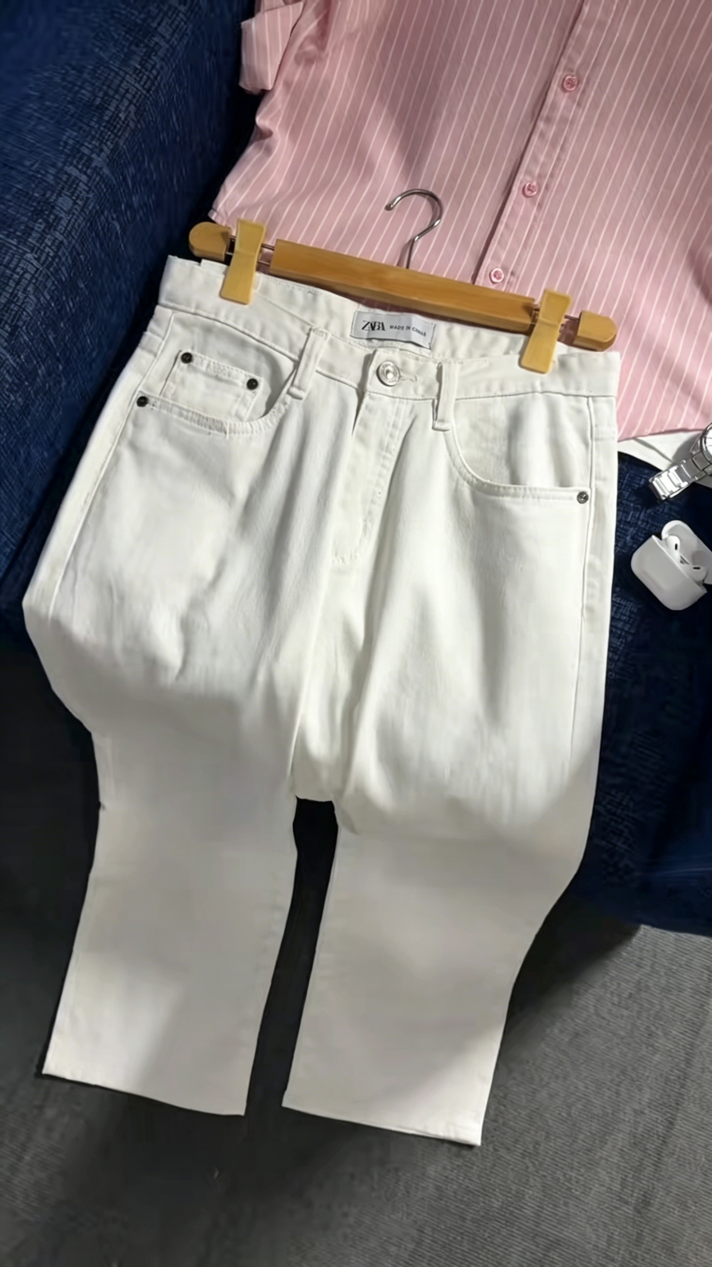 Linen polo set