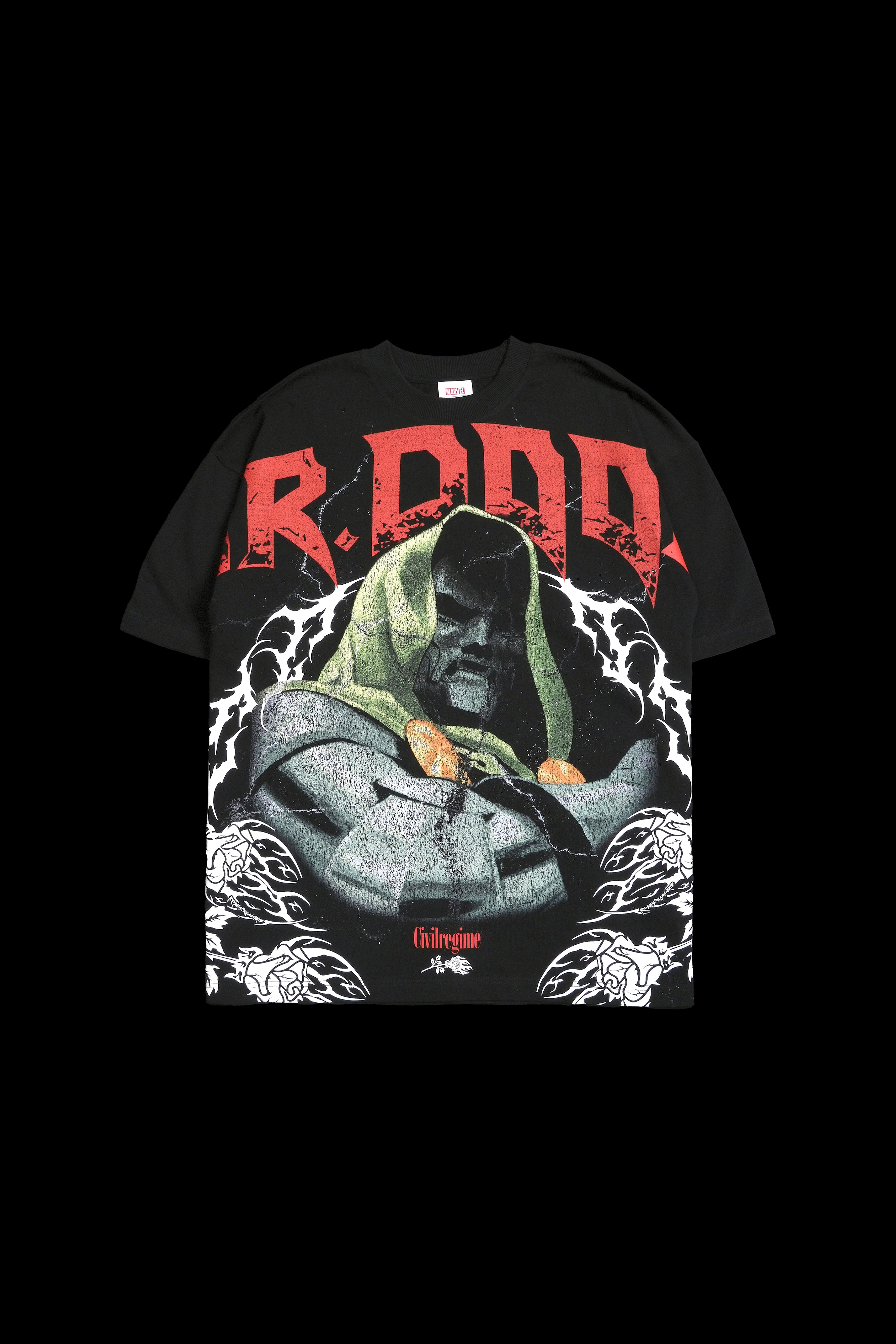Dr. Doom American Classic Oversized Tee in Black (PREORDER)