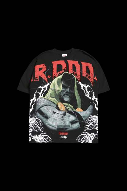 Dr. Doom American Classic Oversized Tee in Black (PREORDER)