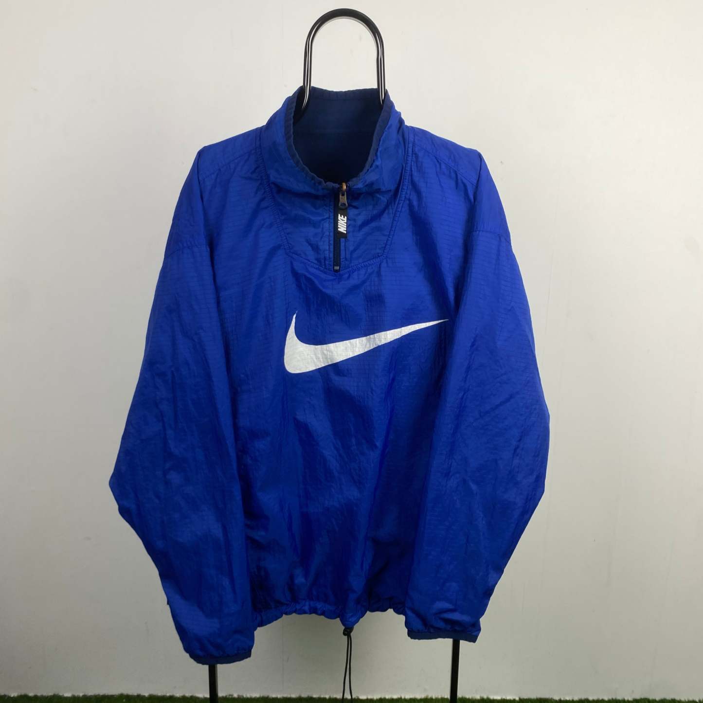 00s Reversible Fleece Coat Jacket Blue