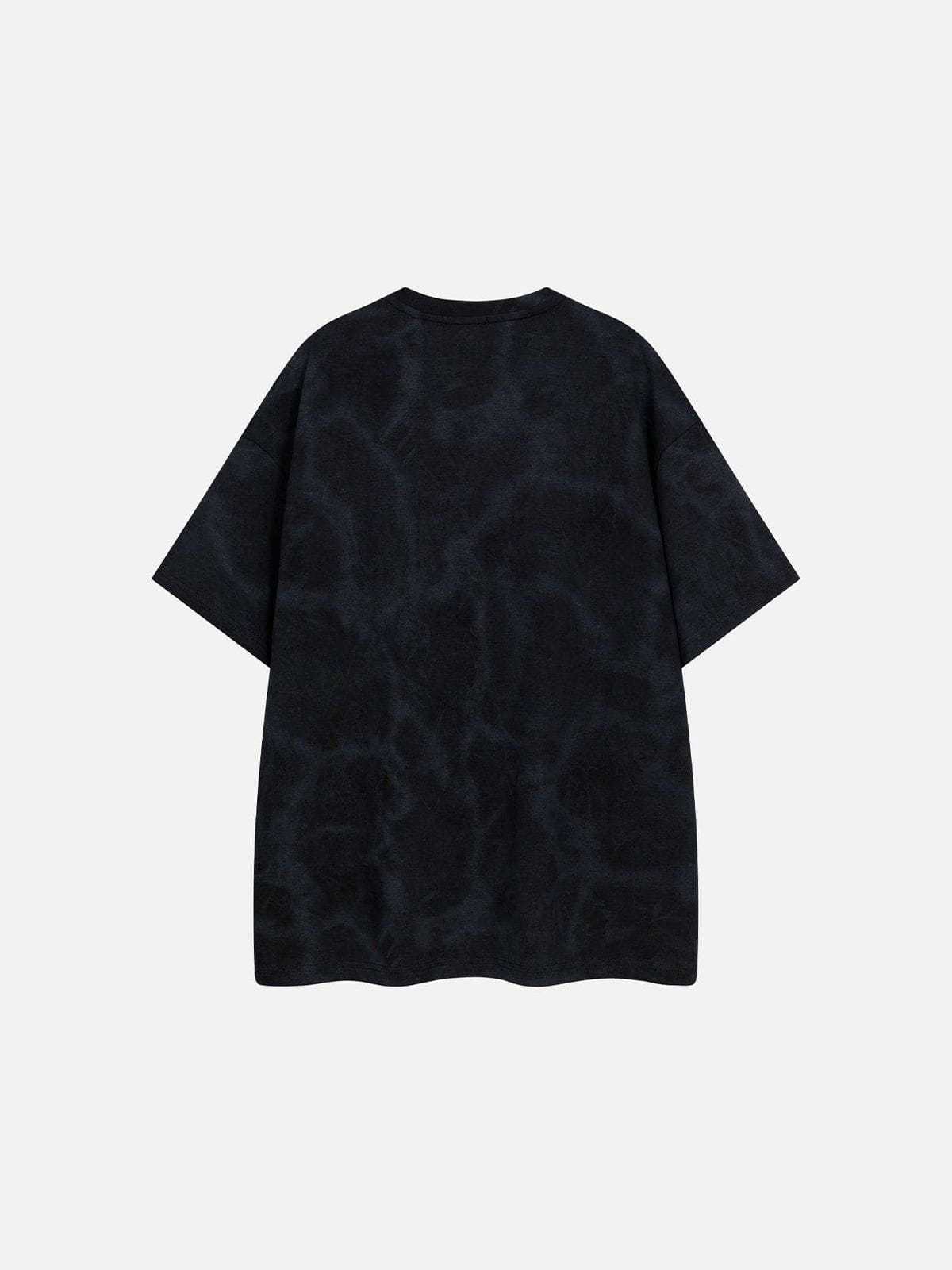  Eden Abstract Print Washed Tee