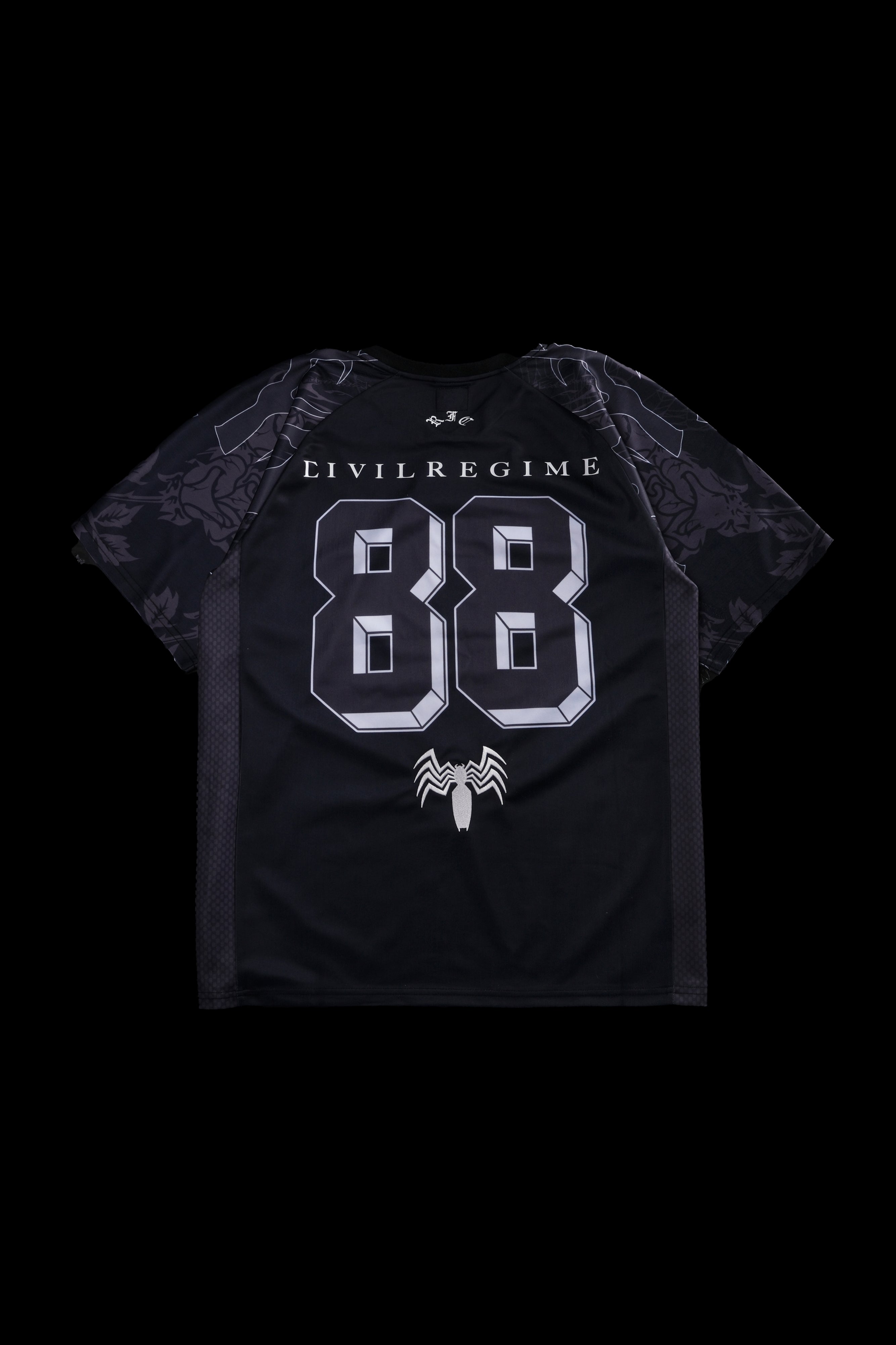 Venom Webs Classic Soccer Jersey in Black