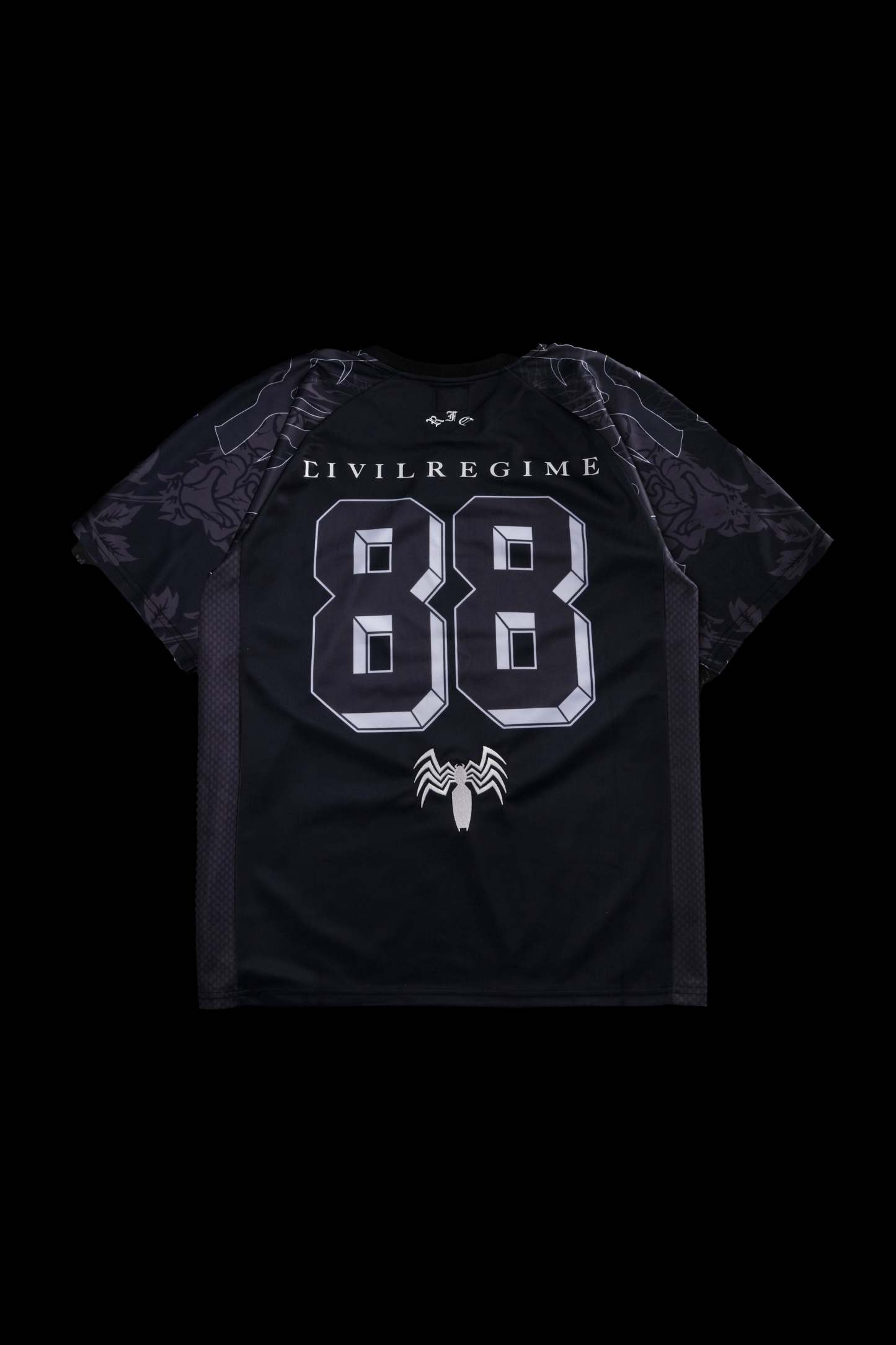 Venom Webs Classic Soccer Jersey in Black
