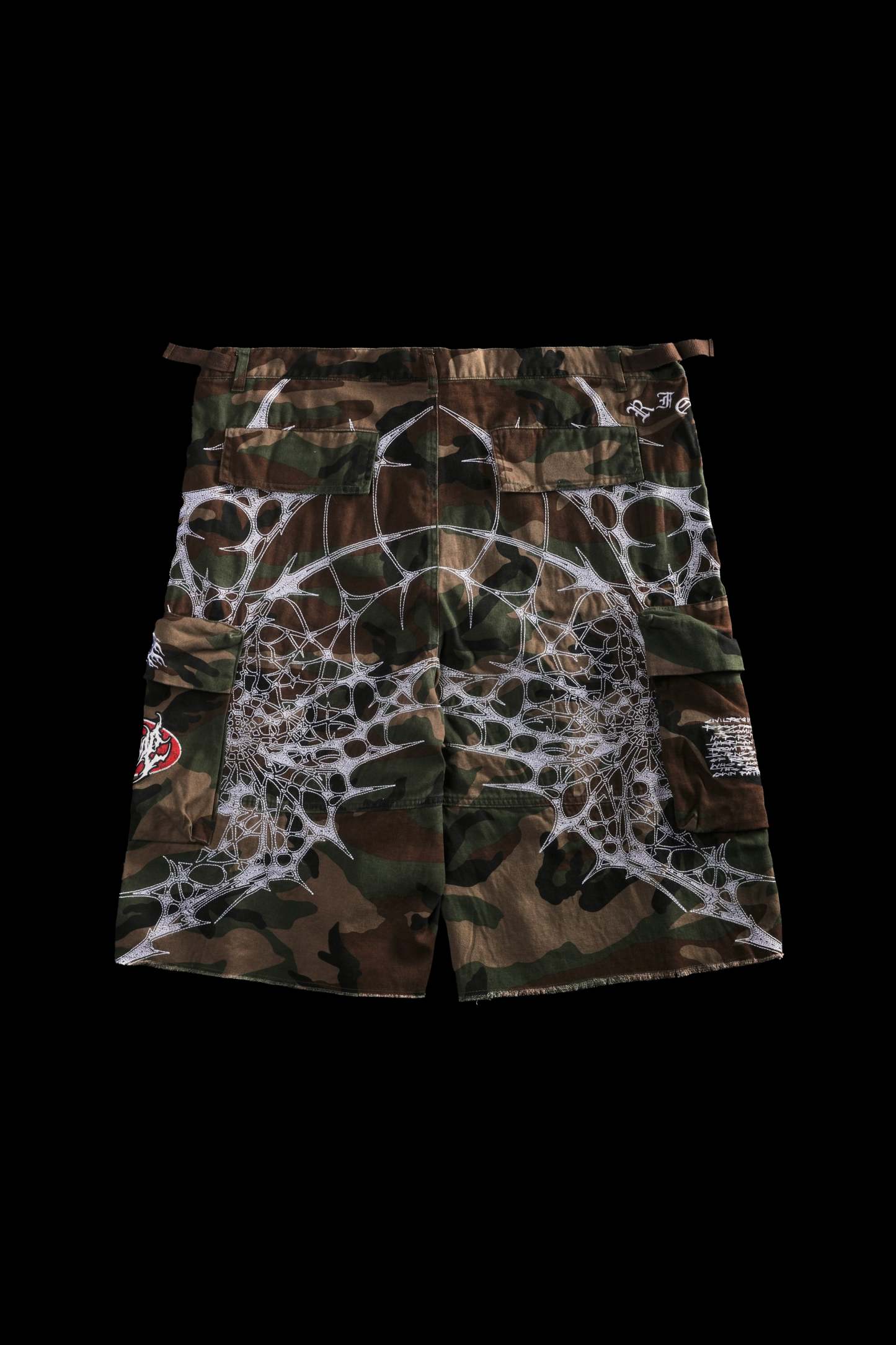 Caught In It Civil Militia Shorts in Green Camo