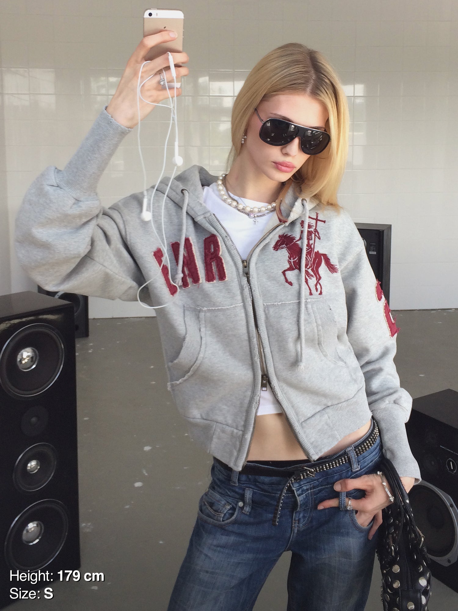 2010 ZIP HOODIE - GRAY