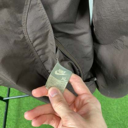 90s Reversible Fleece Coat Jacket Brown