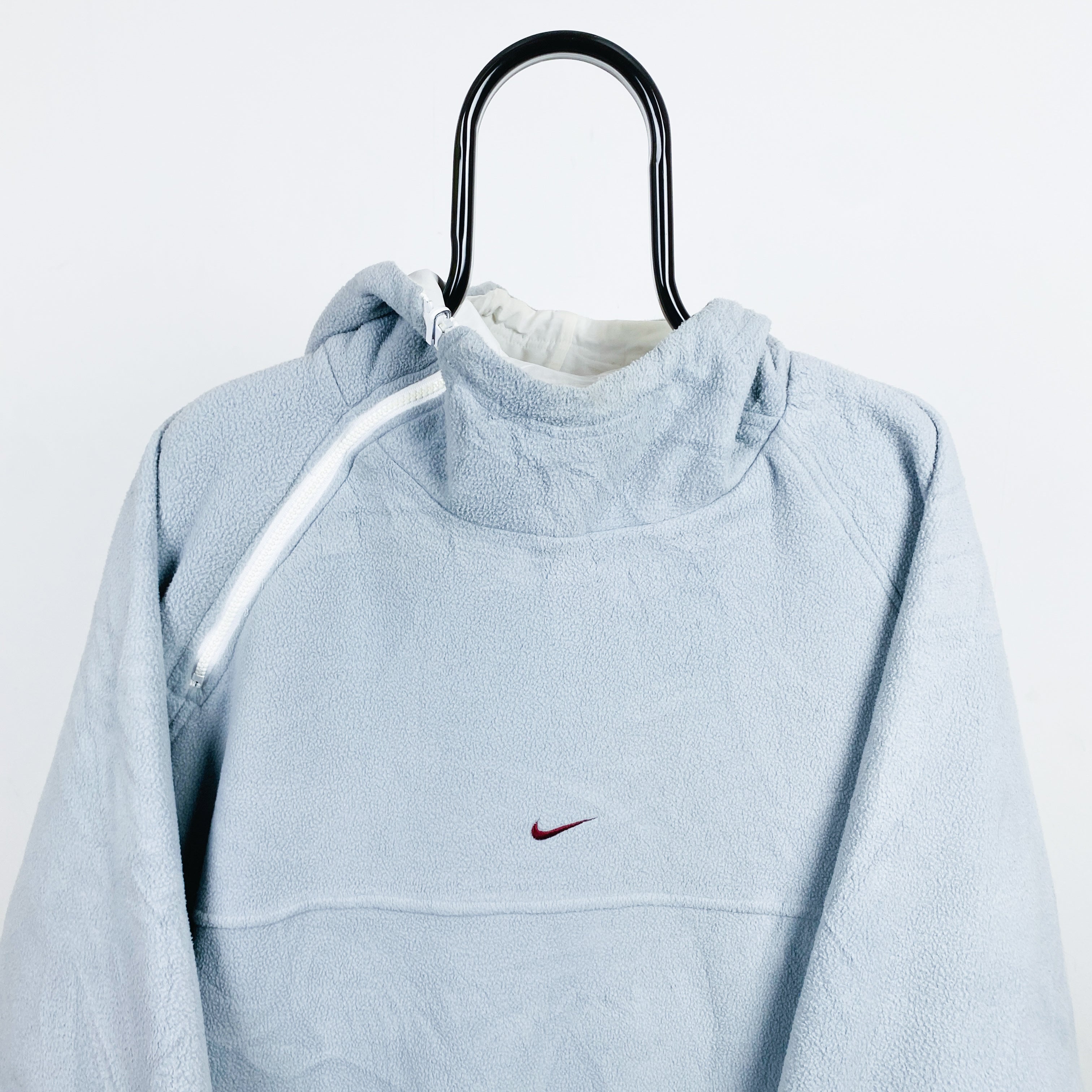 90s Reversible Sidewinder Fleece Coat Jacket Blue White