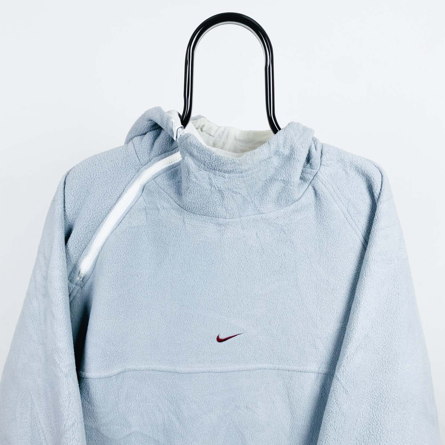 90s Reversible Sidewinder Fleece Coat Jacket Blue White