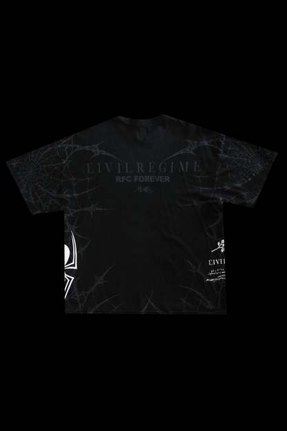 Night Mode American Classic Oversized Tee in Vintage Black
