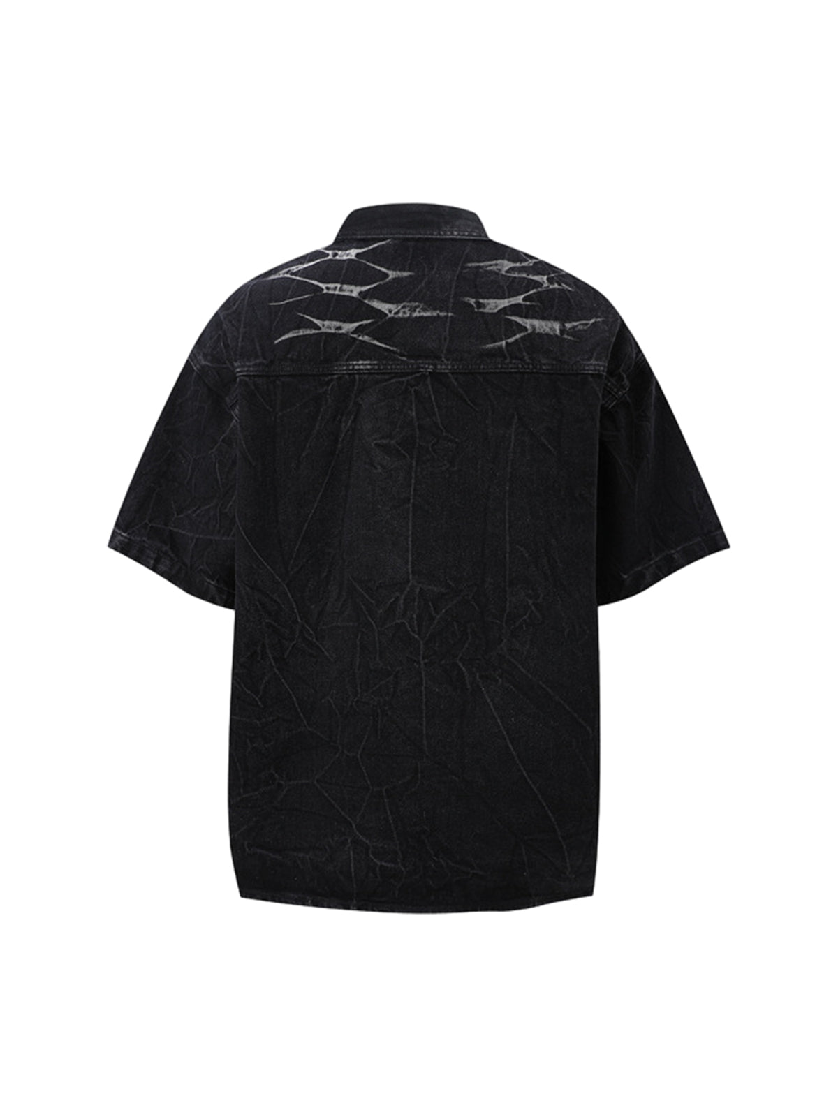 Short Sleeve Shirt & Shorts Denim Set