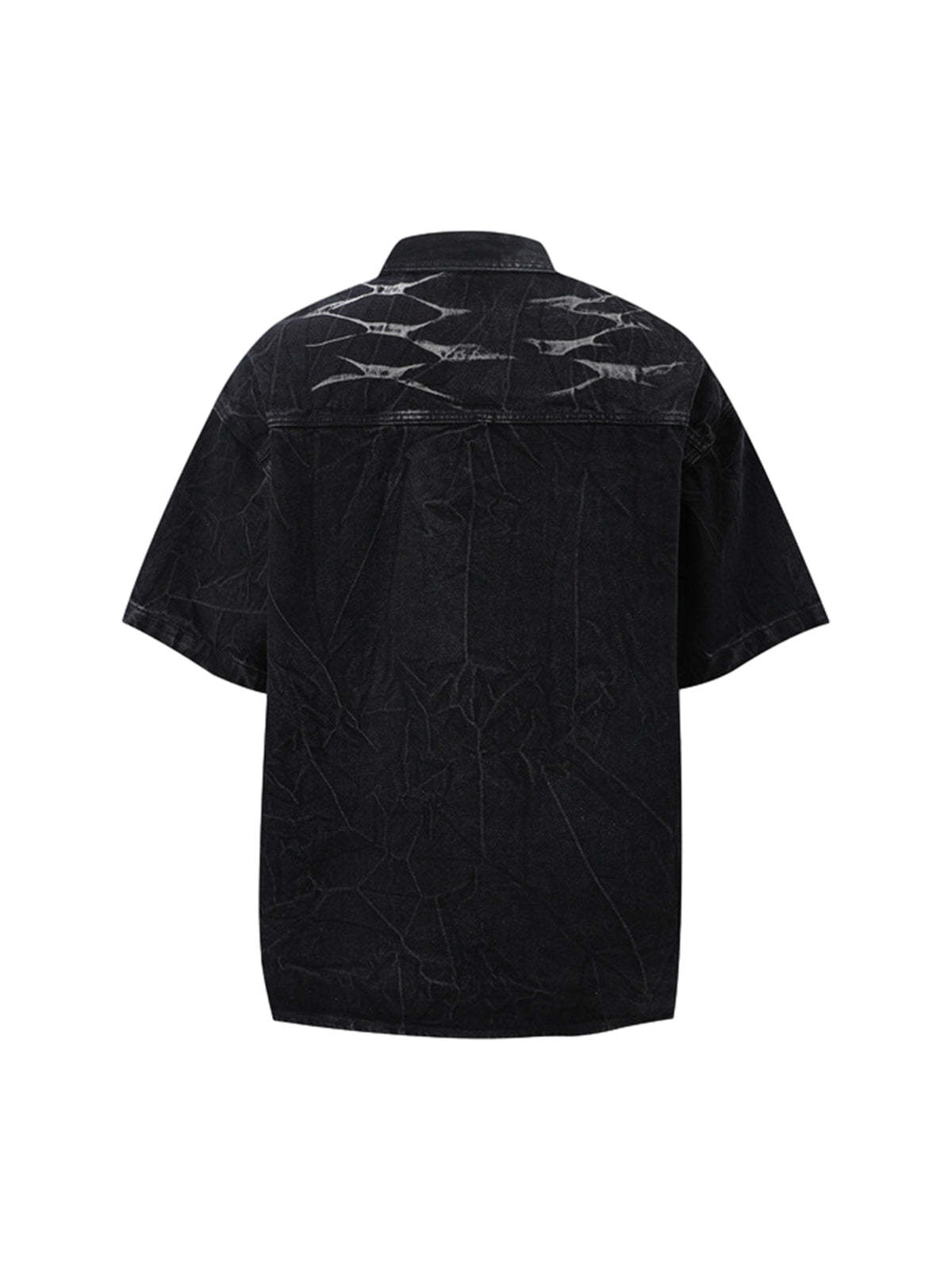 Short Sleeve Shirt & Shorts Denim Set