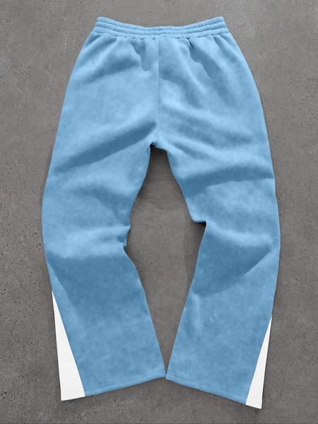 Men's Colorblock Letter & Star Print Sweatpants, Casual Comfy Jogger Pants for Daily Wear, Men's Trousers for All Seasons