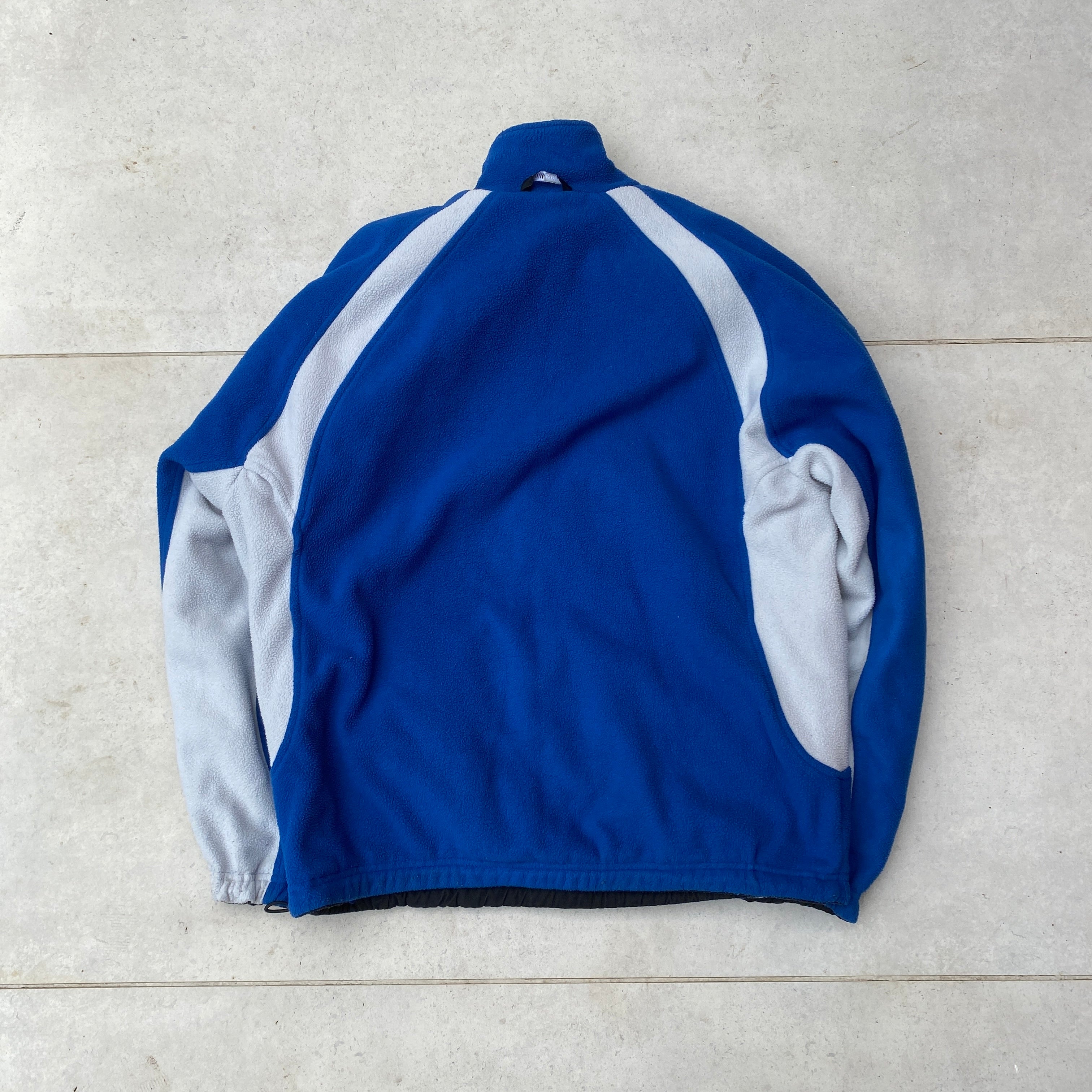 90s Reversible Fleece Sidewinder Fleece Jacket Black Blue 