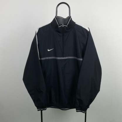00s Reversible Fleece Coat Jacket Black