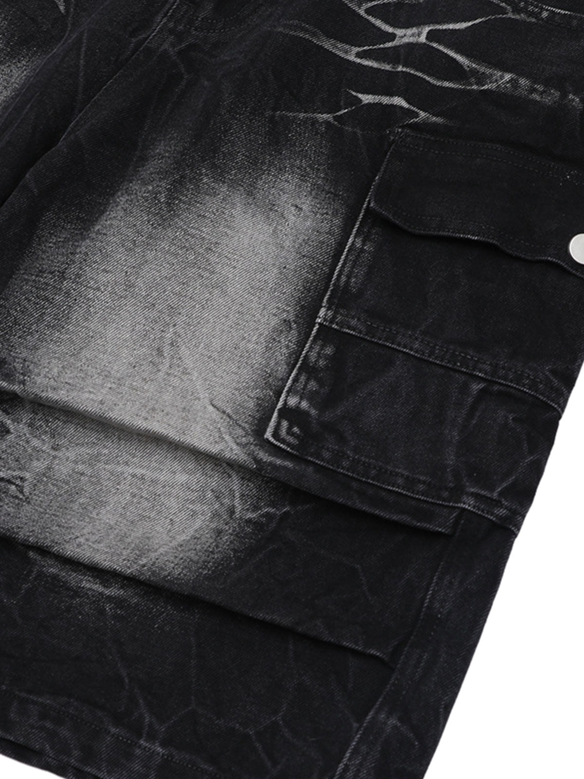 Short Sleeve Shirt & Shorts Denim Set