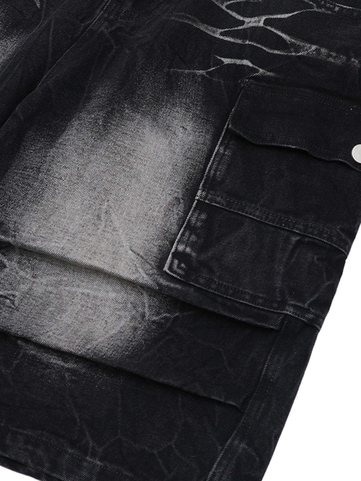 Short Sleeve Shirt & Shorts Denim Set