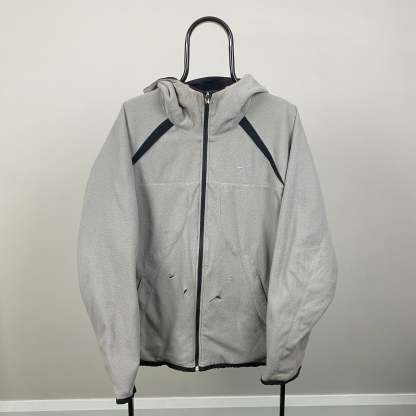 00s Reversible Fleece Coat Jacket Blue