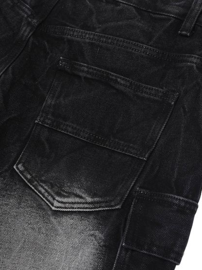 Short Sleeve Shirt & Shorts Denim Set