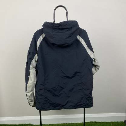 00s Reversible Fleece Coat Jacket Blue