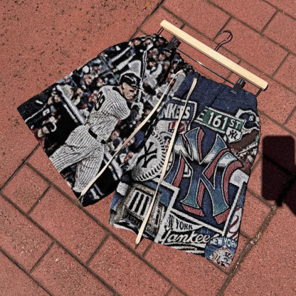 Fashion Sports Player Printed Pocket Shorts