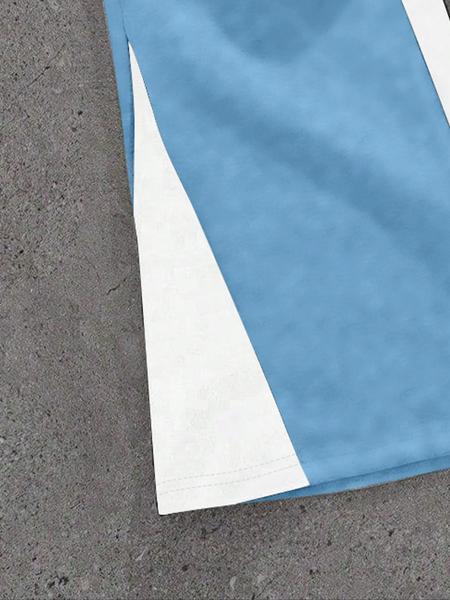 Men's Colorblock Letter & Star Print Sweatpants, Casual Comfy Jogger Pants for Daily Wear, Men's Trousers for All Seasons