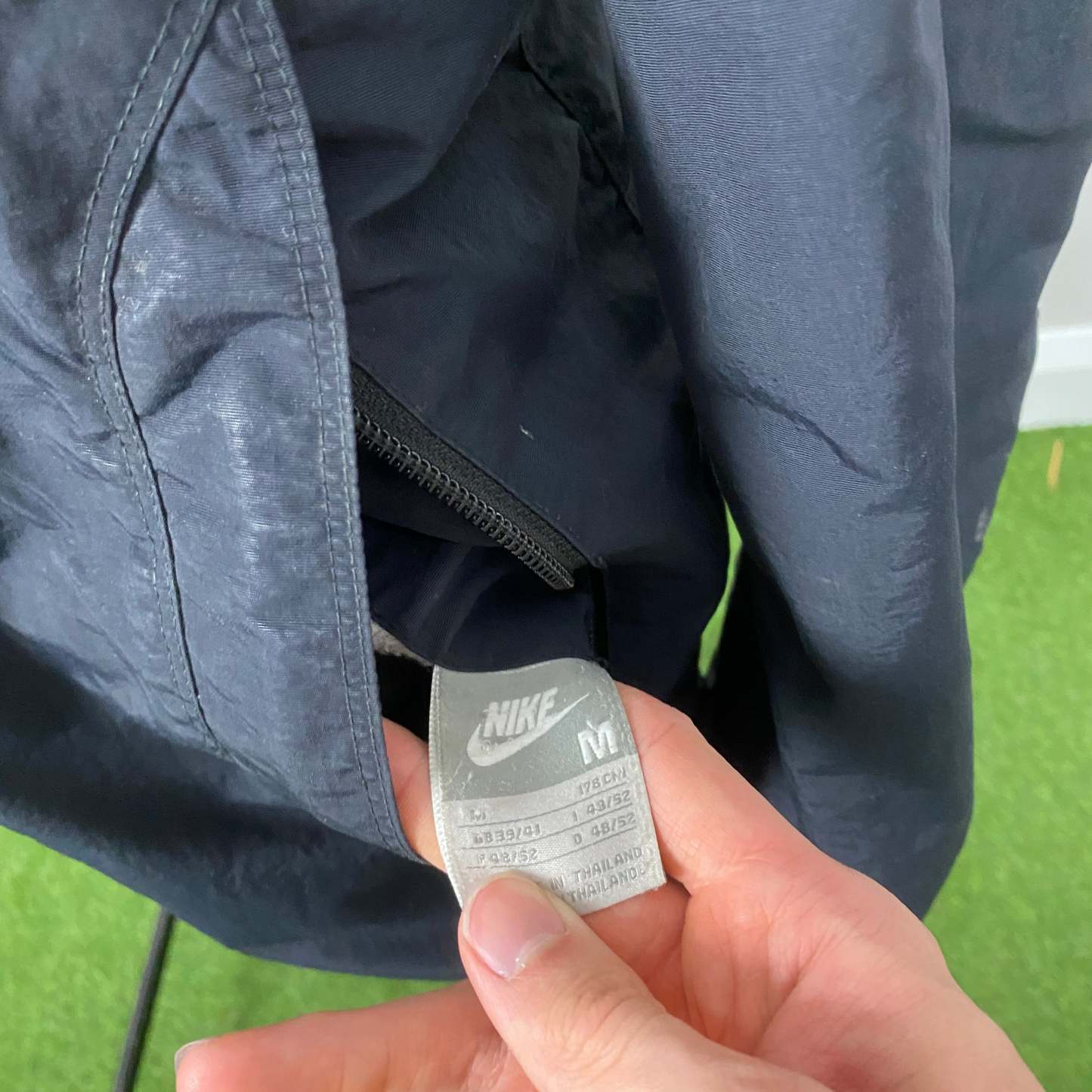 00s Reversible Fleece Coat Jacket Blue