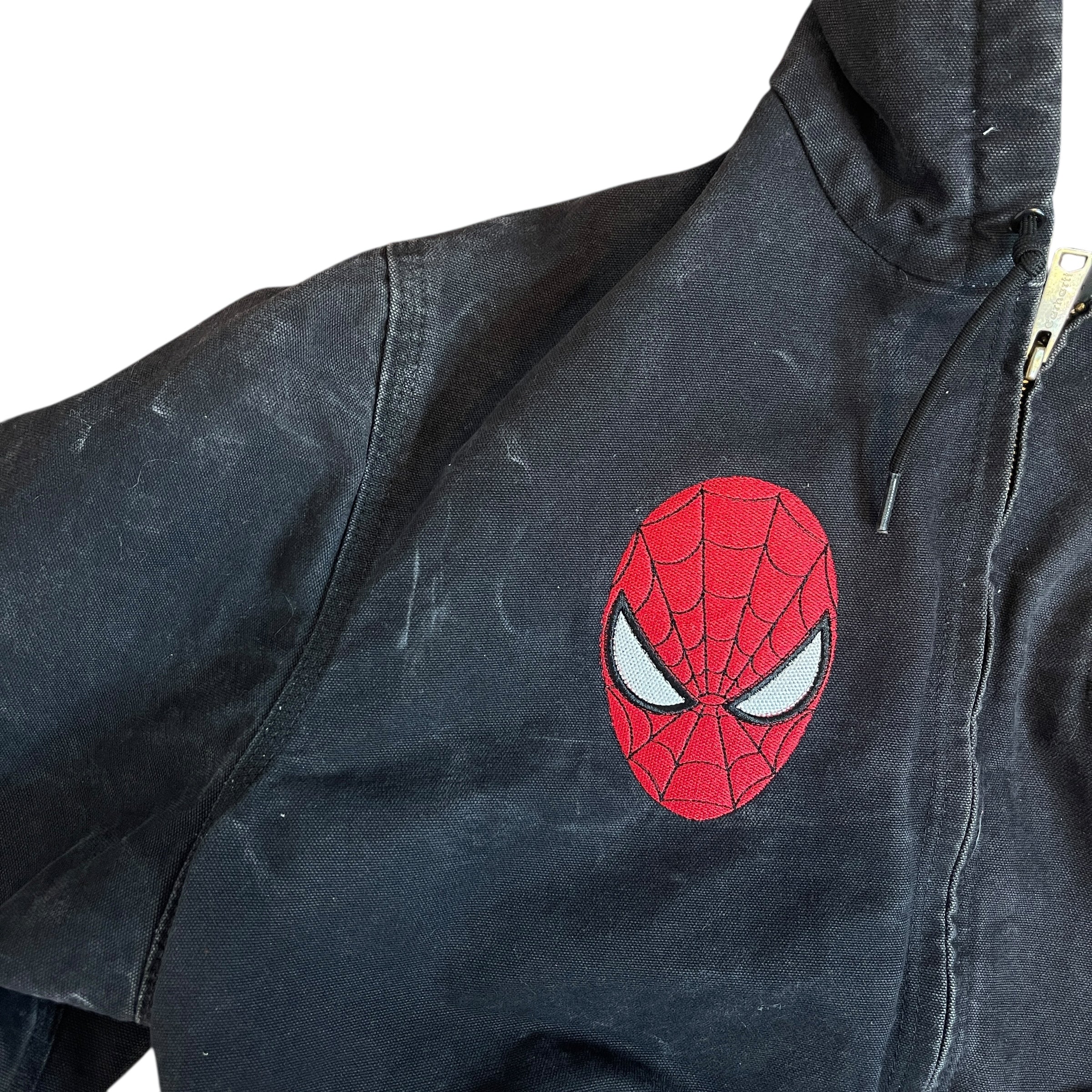Spider-man carhartt sherpa lined jacket