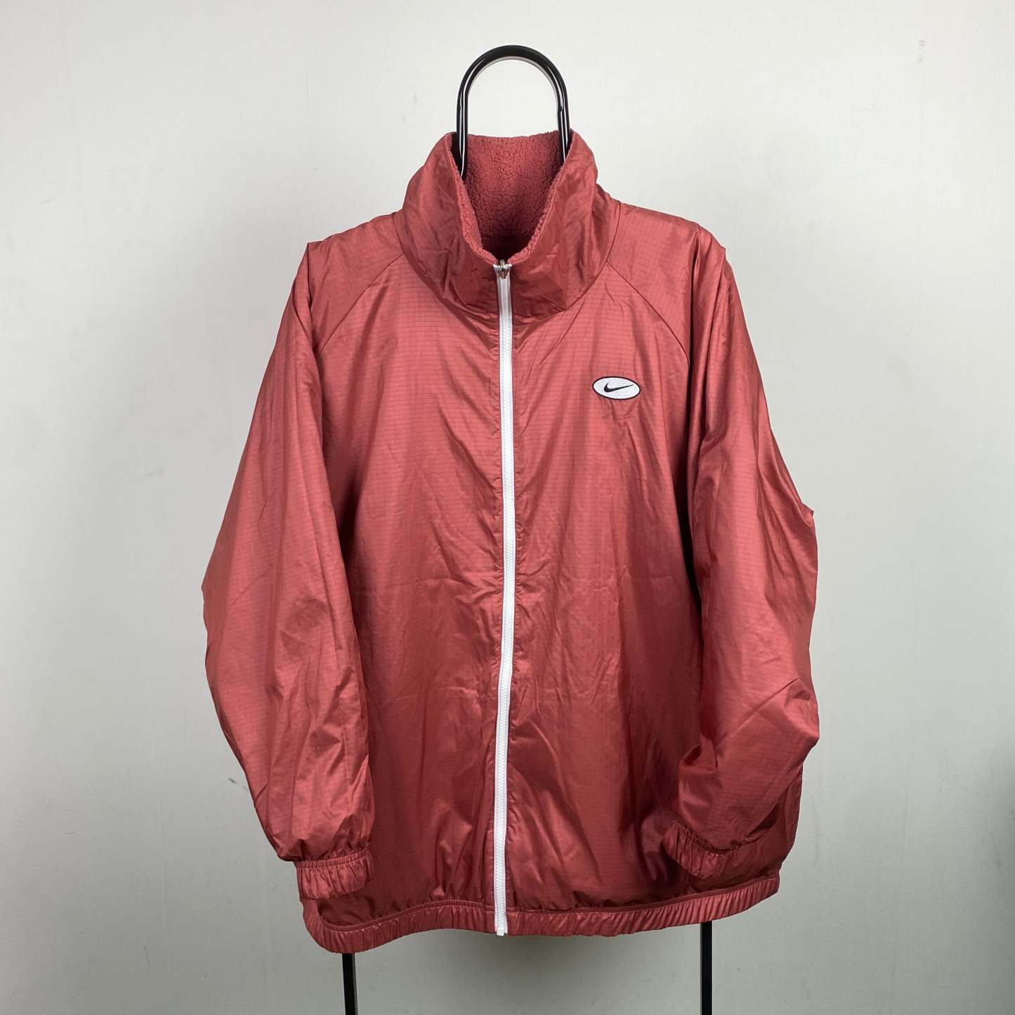 00s Reversible Fleece Coat Jacket Pink 