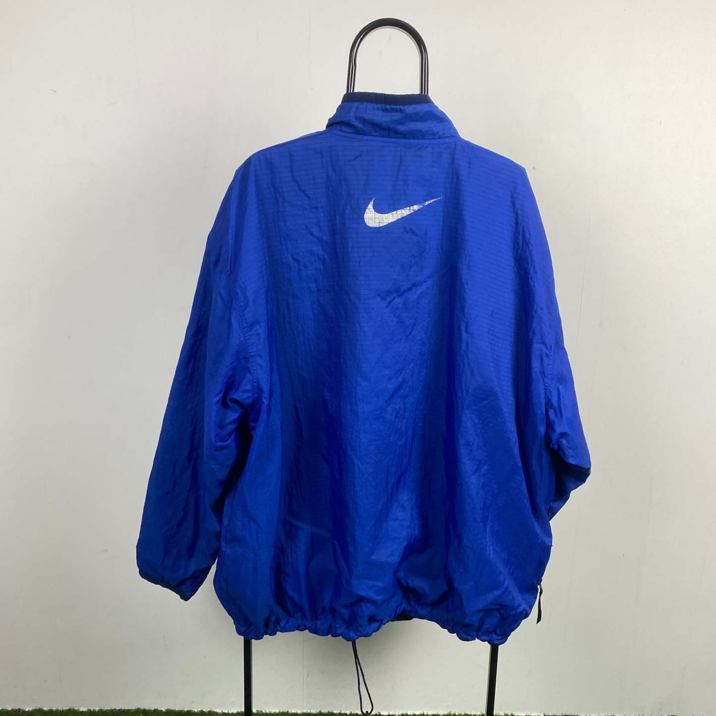 00s Reversible Fleece Coat Jacket Blue