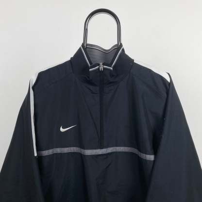 00s Reversible Fleece Coat Jacket Black