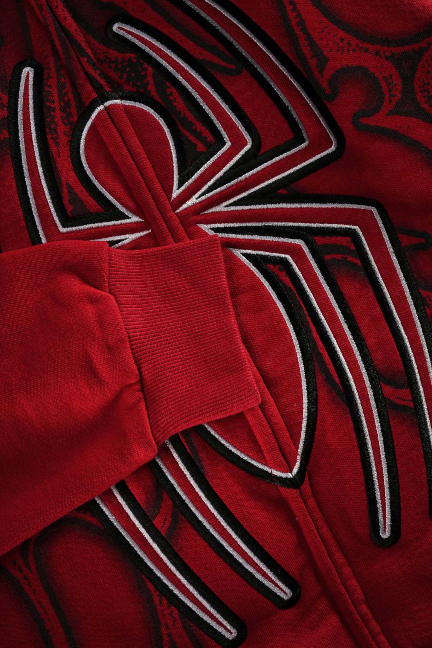Cage Match Shiesty Zip Up Hoodie in E-Red